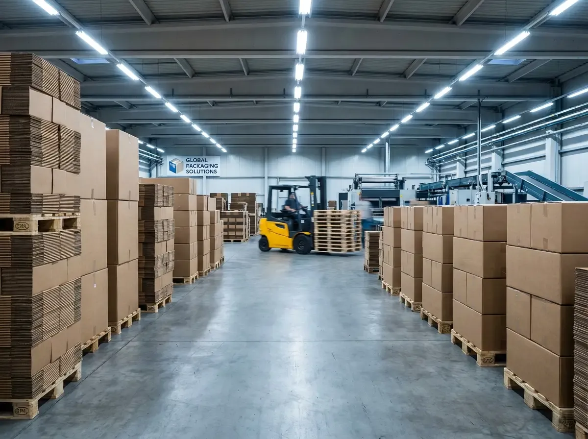 حلول التغليف الصناعي والشحن